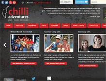 Tablet Screenshot of chilliadventures.com